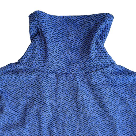 Athleta Blue Lightweight Stretch Turtleneck Long Sleeve Top Women’s Small - Picture 4 of 7